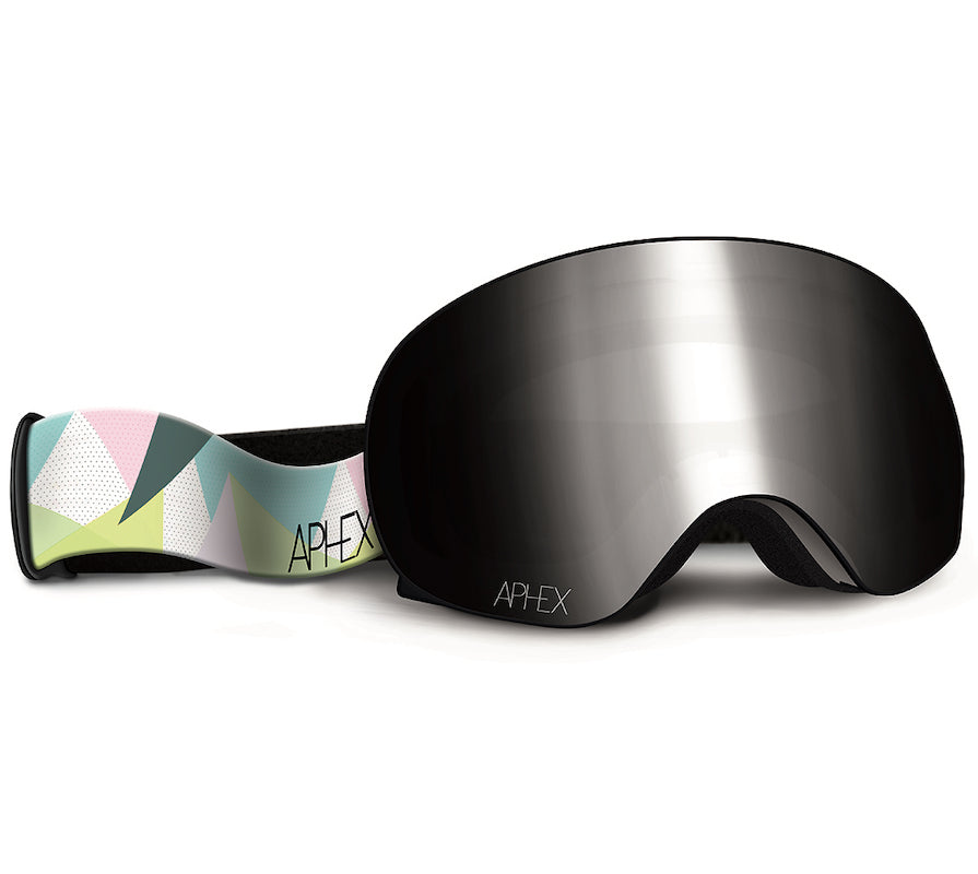 XPR Frame in White with Silver Lens Pack (Cat.3 and Cat.1) plus choice of strap.
