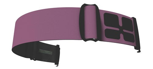 Unicolor Lavender / Black Strap