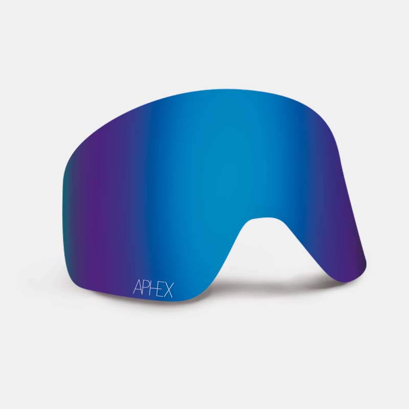 Oxia Frame in White with Revo Blue Lens Pack (Cat.2 and Cat.1) plus choice of strap.