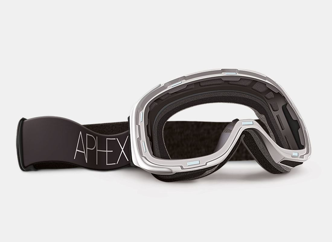 Kepler Frame in White with Pink Lens Pack (Cat.3 and Cat.1) plus choice of strap.