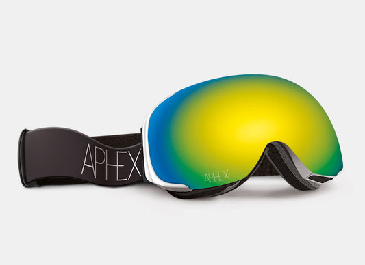 Kepler Frame in White with Revo Gold Lens Pack (Cat.3 and Cat.1) plus choice of strap.