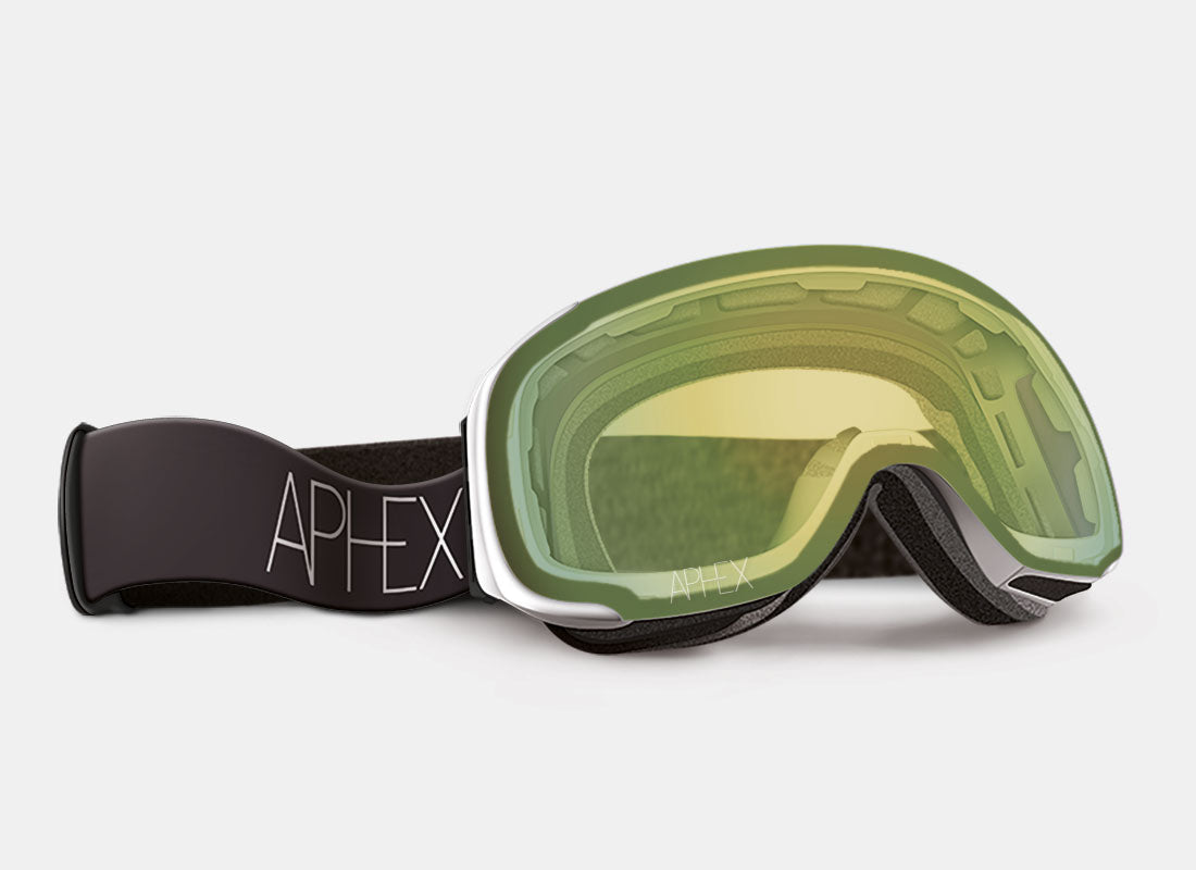Kepler Frame in White with Pink Lens Pack (Cat.3 and Cat.1) plus choice of strap.