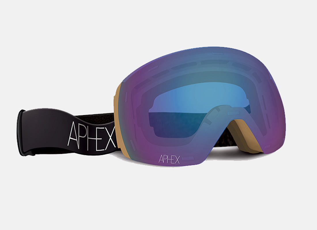 STYX Frame: Camel with Photochromatic Lens APHEX Ski Goggles