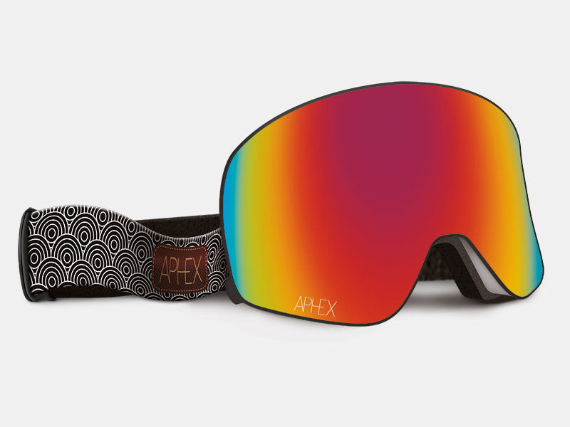Virgo Frame in Matt Black with Revo Red Lens Pack (Cat.2 and Cat.1) plus choice of strap.