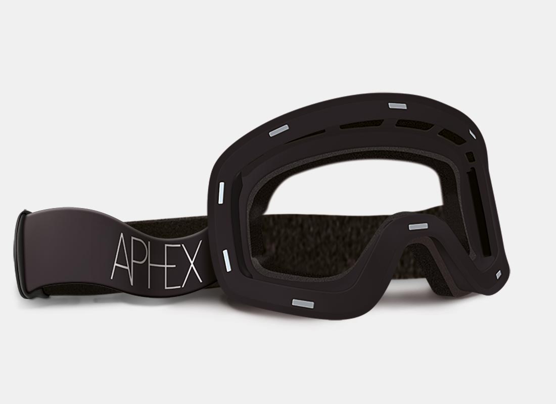 Virgo Frame in Matt Black with Revo Gold Lens Pack (Cat.3 and Cat.1) plus choice of strap.