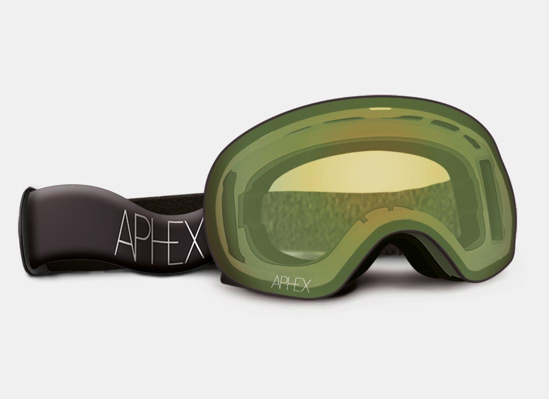 XPR Frame in Khaki with Revo Red Lens Pack (Cat.2 and Cat.1) plus choice of strap.