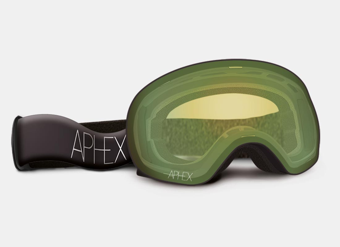 XPR Frame in Matt Black with Revo Blue Lens Pack (Cat.2 and Cat.1) plus choice of strap.