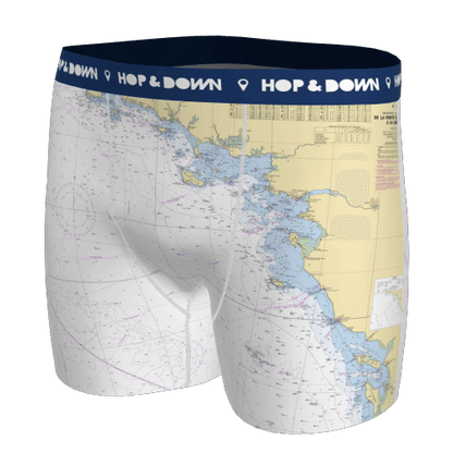 Custom Boxer Shorts Geography Map