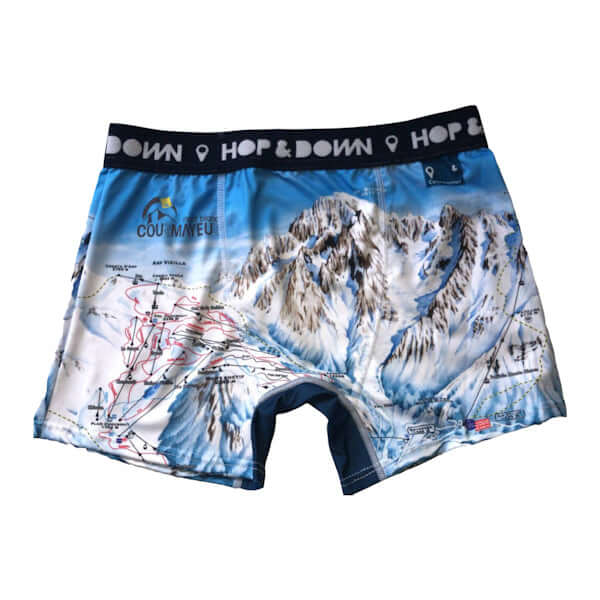 Courmayeur Piste Map Boxer Shorts Men's