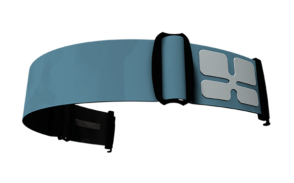 Blue/Grey Removable strap for Aphex's ski and MTB goggles