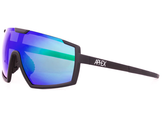 IQ 2.0 Sunglasses Matt Black - Ice Blue Cat.2 + Pink Lowlight