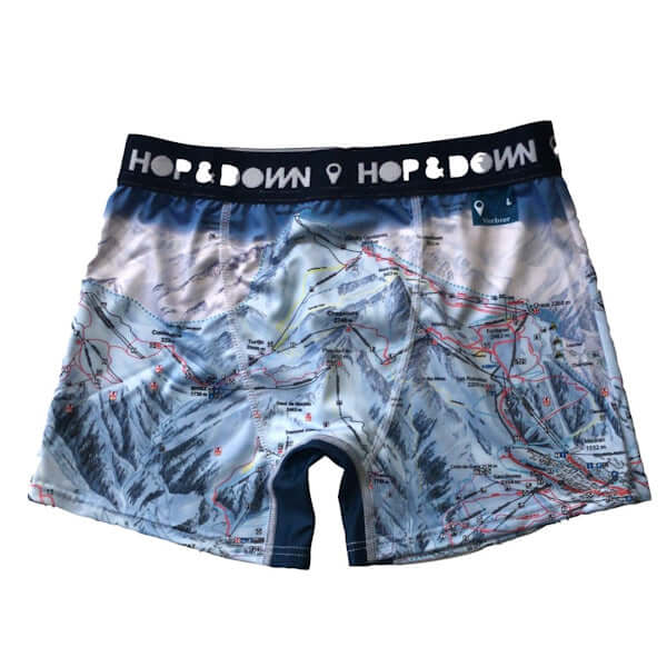 Piste Map Boxer Shorts - MEN & WOMEN