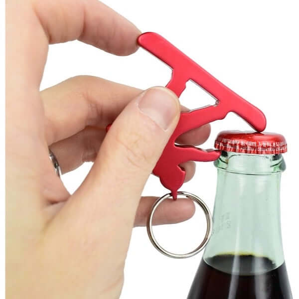 Snowboarder Keyring and Bottle Opener