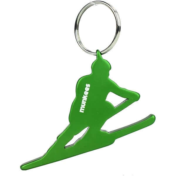 Skier Keyring & Bottle Opener