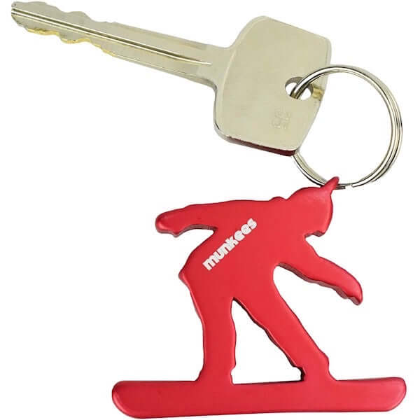 Snowboarder Keyring and Bottle Opener