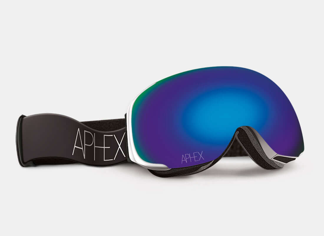 Kepler Frame in White with Revo Blue Lens Pack (Cat.2 and Cat.1) plus choice of strap.
