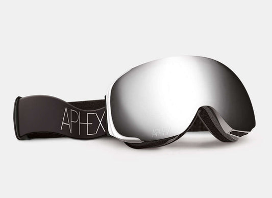 Kepler Frame in White with Silver Lens Pack (Cat.3 and Cat.1) plus choice of strap.