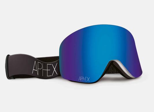 Oxia Frame in White with Revo Blue Lens Pack (Cat.2 and Cat.1) plus choice of strap.