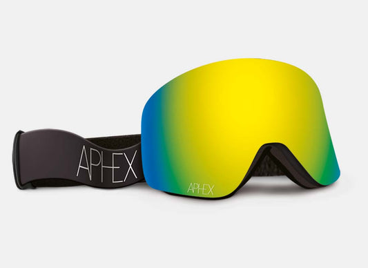 Oxia Frame in Matt Black with Revo Gold Lens Pack (Cat.3 and Cat.1) plus choice of strap.