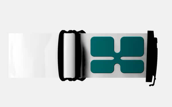 NEW Unicolor White / Turquoise