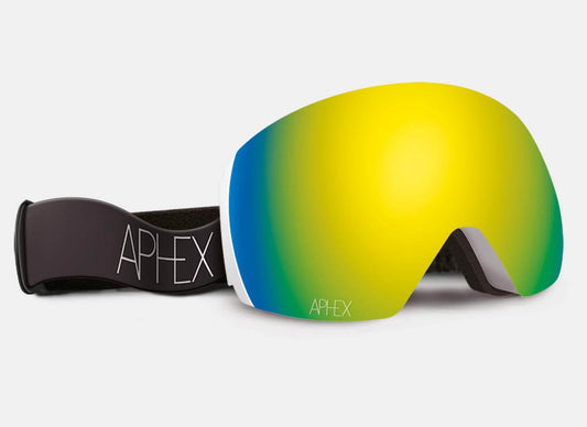 STYX Frame in White with Revo Gold Lens Pack (Cat.3 and Cat.1) plus choice of strap.