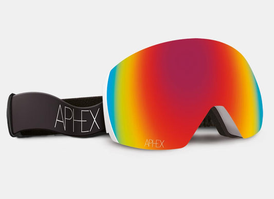 STYX Frame in White with Revo Red Lens Pack (Cat.2 and Cat.1) plus choice of strap.