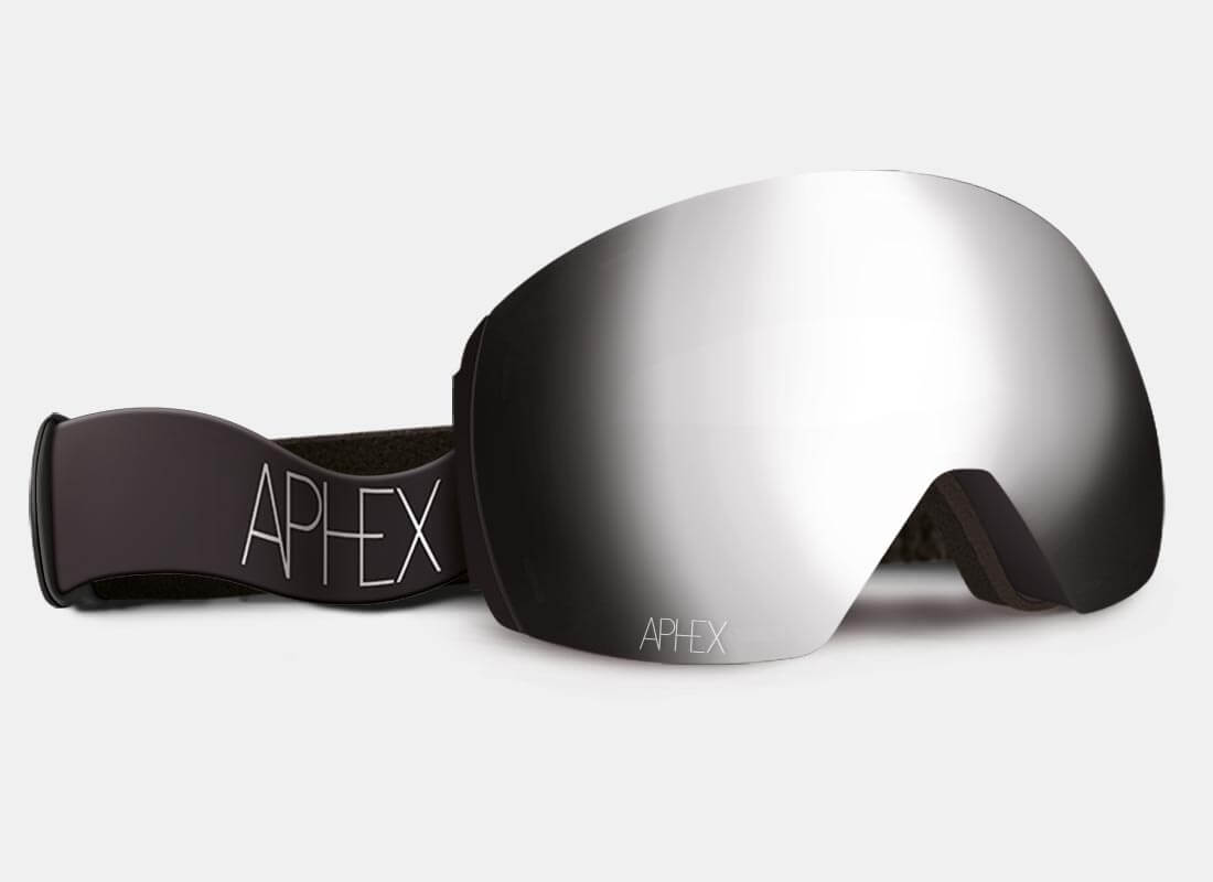 STYX Frame in Matt Black with Silver Lens Pack (Cat.3 and Cat.1) plus choice of strap.