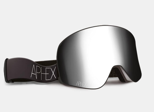 Virgo Frame in Matt White with Silver Lens Pack (Cat.3 and Cat.1) plus choice of strap.