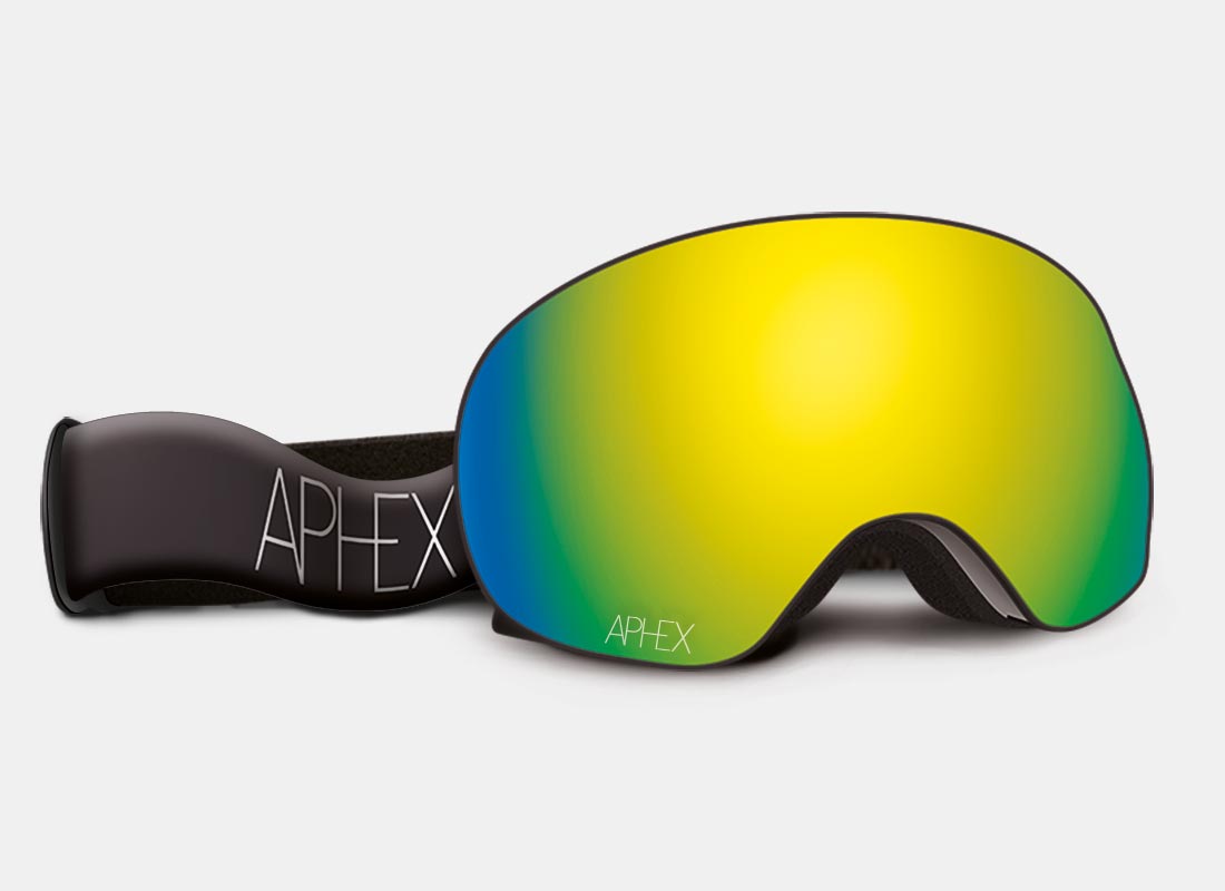 XPR Frame in White with Revo Gold Lens Pack (Cat.3 and Cat.1) plus choice of strap.