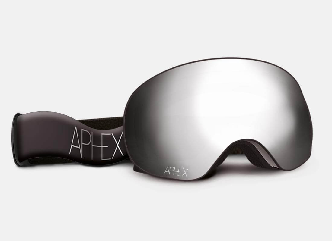 XPR Frame in White with Silver Lens Pack (Cat.3 and Cat.1) plus choice of strap.