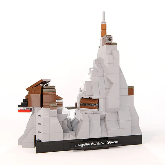 Aiguille du Midi made from LEGO®