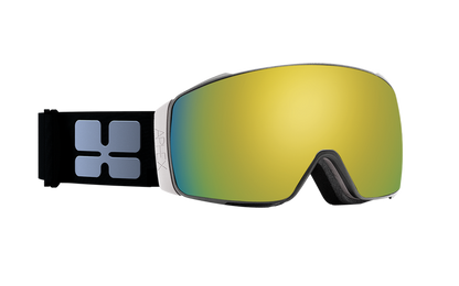 Orion Frame in Matt White with Revo Gold Lens Pack (Cat.3 and Cat.1) plus choice of strap.