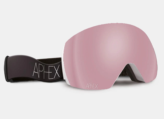 STYX Frame in White with Pink Lens Pack (Cat.3 and Cat.1) plus choice of strap.