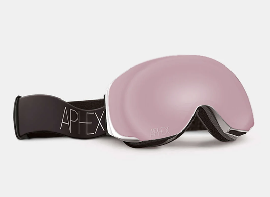 Kepler Frame in White with Pink Lens Pack (Cat.3 and Cat.1) plus choice of strap.