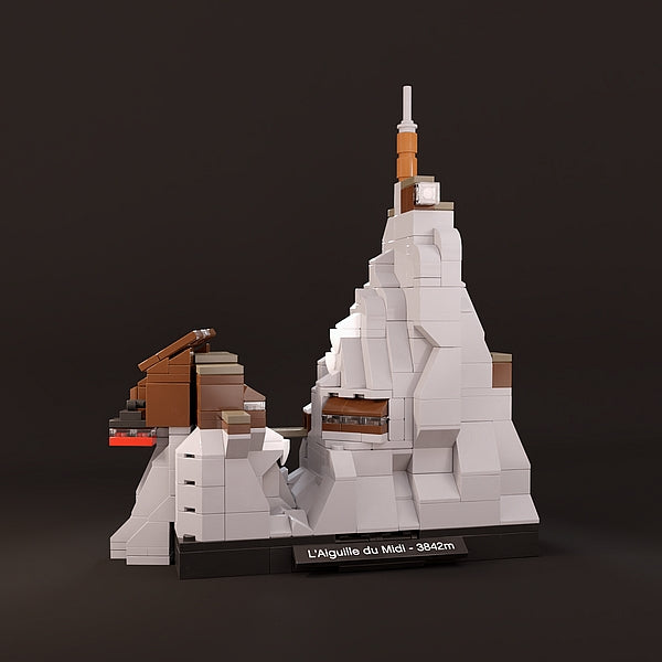 Aiguille du Midi made from LEGO®