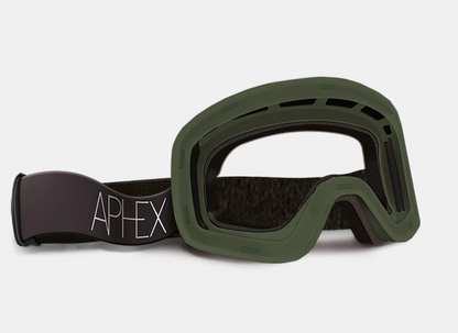 Virgo Frame in Army Green with Silver Lens Pack (Cat.3 and Cat.1) plus choice of strap.