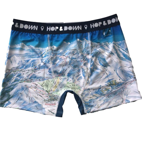 Piste Map Boxer Shorts - MEN & WOMEN