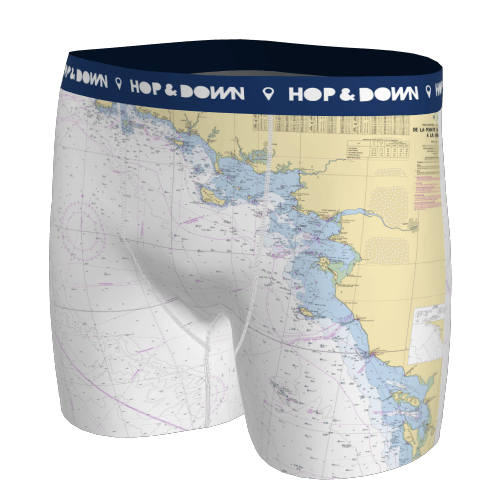 Custom Boxer Shorts Geography Map