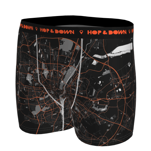 Custom Boxer Shorts City Map