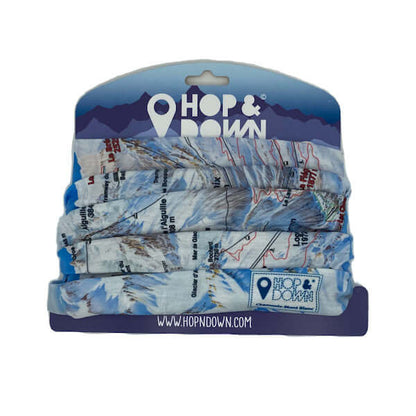 Piste Map Neck Warmers from HOP&DOWN