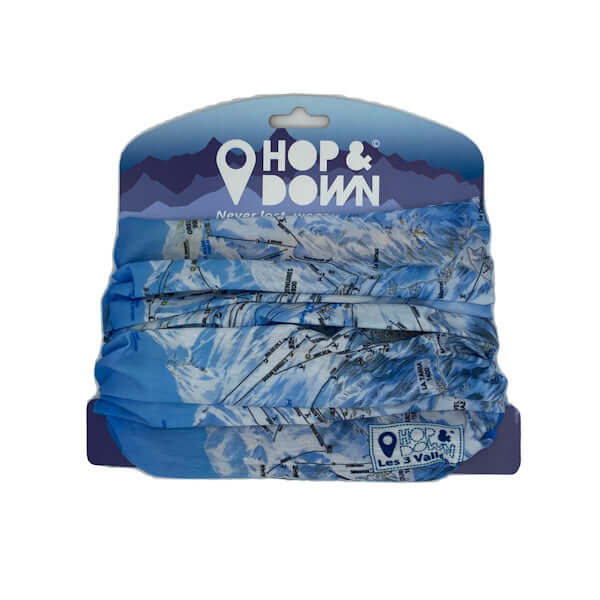 Piste Map Lightweight Snoods from HOP&DOWN