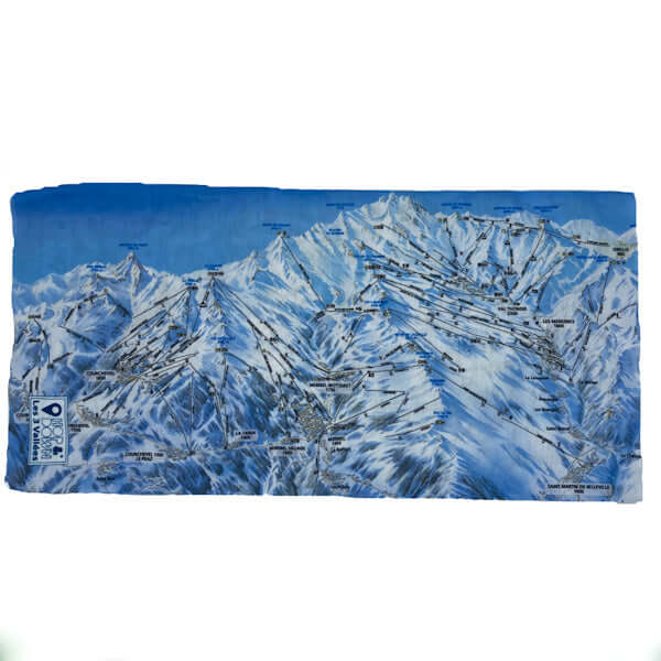 Piste Map Lightweight Snoods from HOP&DOWN