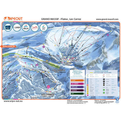 Grand Massif - Microfibre Piste Map by WIPEOUT