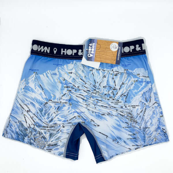 Piste Map Boxer Shorts - MEN & WOMEN