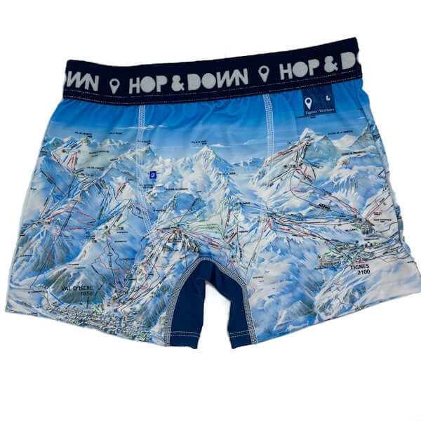 Piste Map Boxer Shorts - MEN & WOMEN