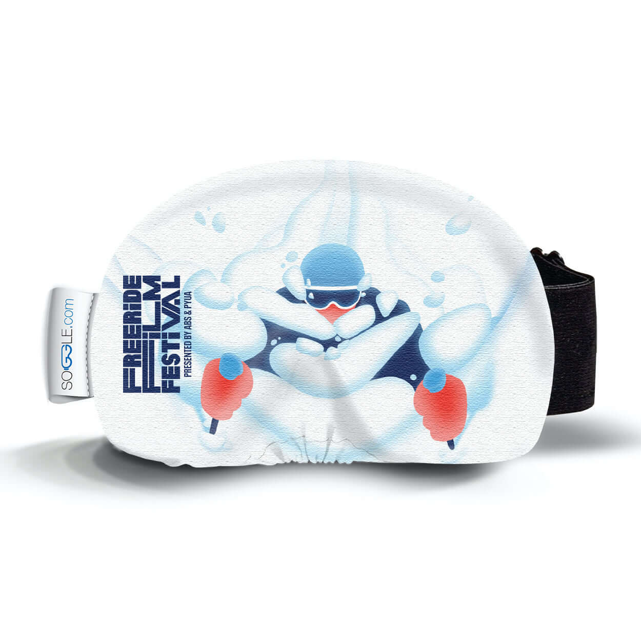 Custom Goggle Protector, Freeride Film Festival, Skier