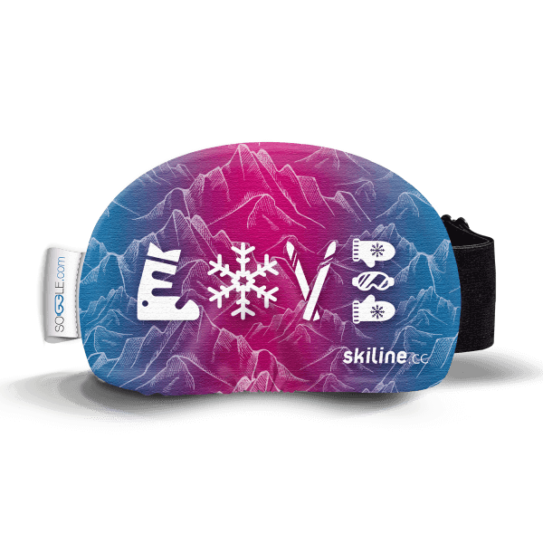 Custom Goggle Protector, Love Skiing, www.skiline.cc