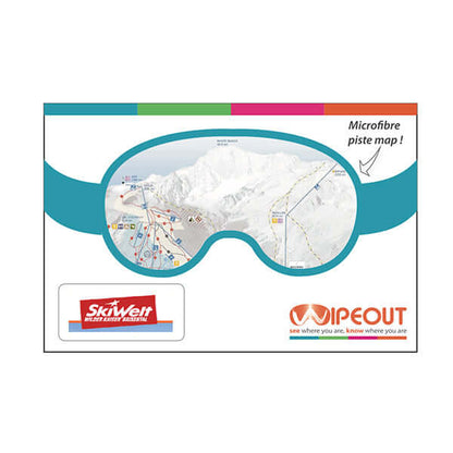 Ski Welt - Plan des Pistes en Microfibre par WIPEOUT