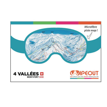 Verbier 4 Valleys - Microfibre Piste Map by WIPEOUT
