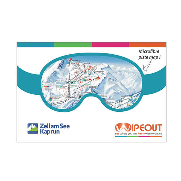 Zell am See Kaprun - Plan des Pistes en Microfibre par WIPEOUT